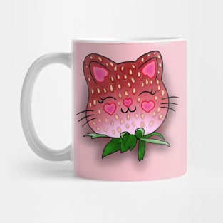 Strawberry Kitty Mug